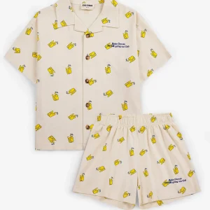 CONL Yellow Elephant all over loungewear set — SKU SB-FE6FC5-F336D71D85C5A4