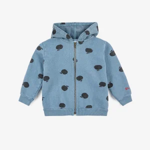 CON Poma allover hooded sweatshirt