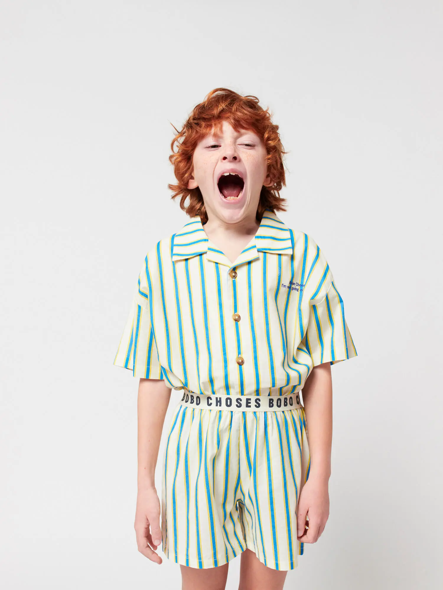 CONL Yellow Stripes loungewear woven set - Image 4